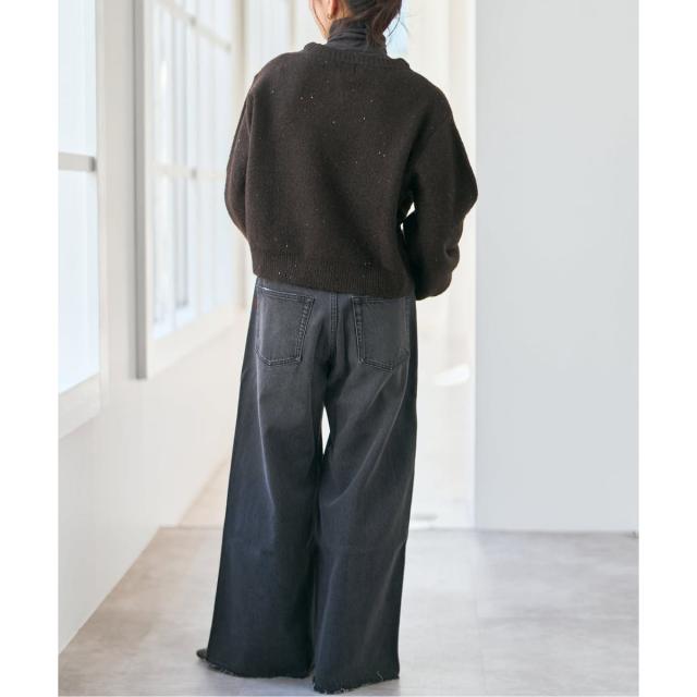 【NEW】スピック＆スパン（Spick and Span）/《新色有り / 追加2》シアーハイネックプルオーバー