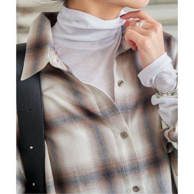 【NEW】スピック＆スパン（Spick and Span）/《新色有り / 追加2》シアーハイネックプルオーバー