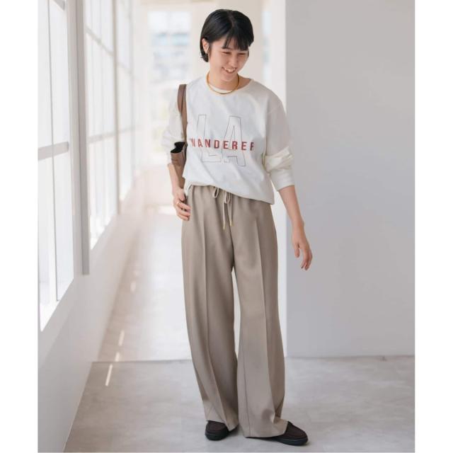 スピック＆スパン（Spick and Span）/《新色有り / 追加》P/Wイージースラックスパンツ