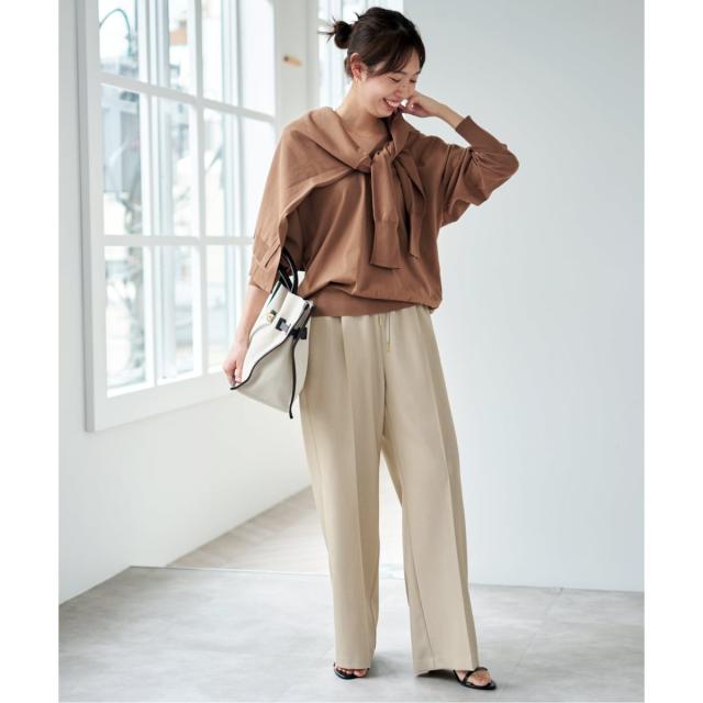 スピック＆スパン（Spick and Span）/《新色有り / 追加》P/Wイージースラックスパンツ