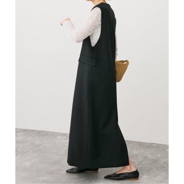 スピック＆スパン（Spick and Span）/《WEB限定 / 追加》ダブルクロスVネックワンピース_6