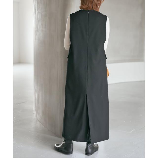 スピック＆スパン（Spick and Span）/《WEB限定 / 追加》ダブルクロスVネックワンピース_12