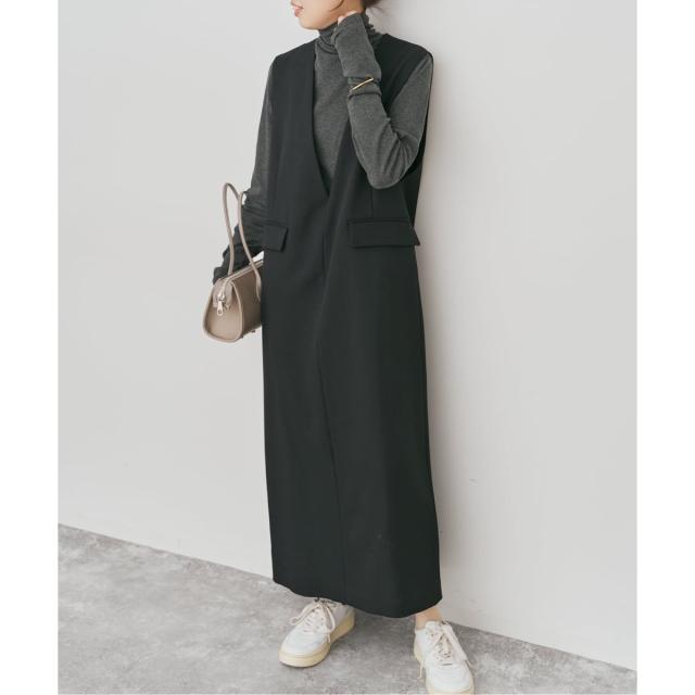 スピック＆スパン（Spick and Span）/《WEB限定 / 追加》ダブルクロスVネックワンピース_13