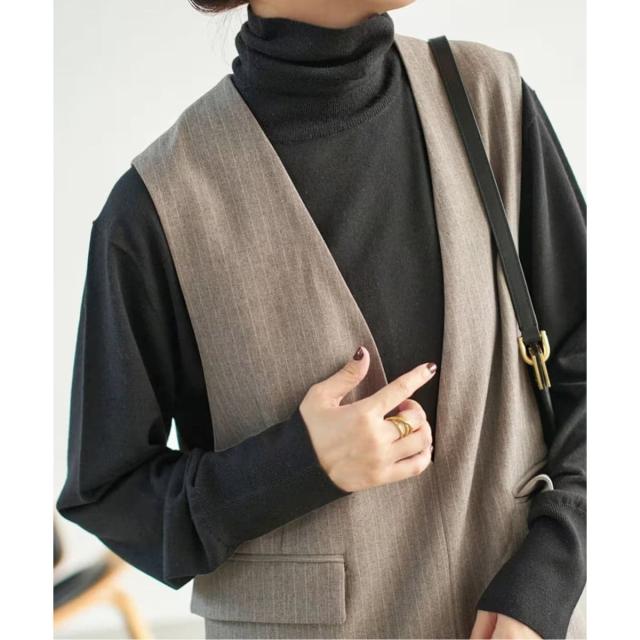 【NEW】スピック＆スパン（Spick and Span）/《新色有り / 追加2》18Gタートルネックプルオーバー