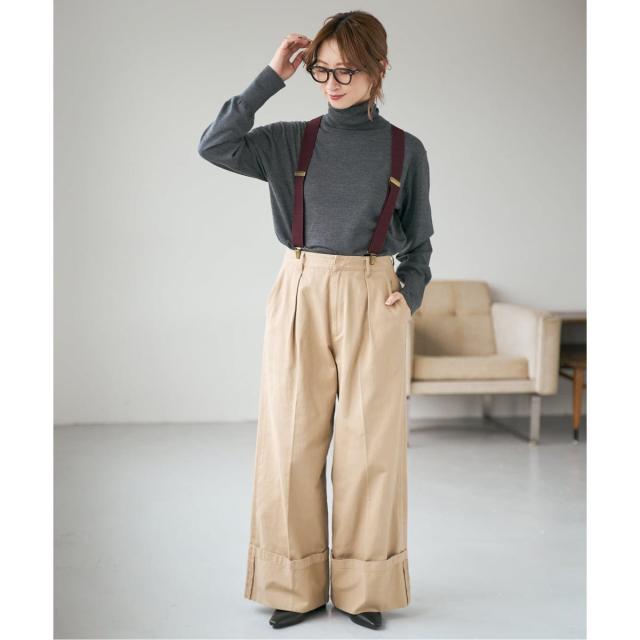 【NEW】スピック＆スパン（Spick and Span）/《新色有り / 追加2》18Gタートルネックプルオーバー