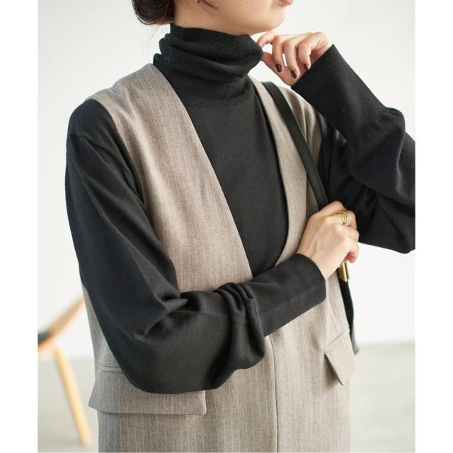 【NEW】スピック＆スパン（Spick and Span）/《新色有り / 追加2》18Gタートルネックプルオーバー