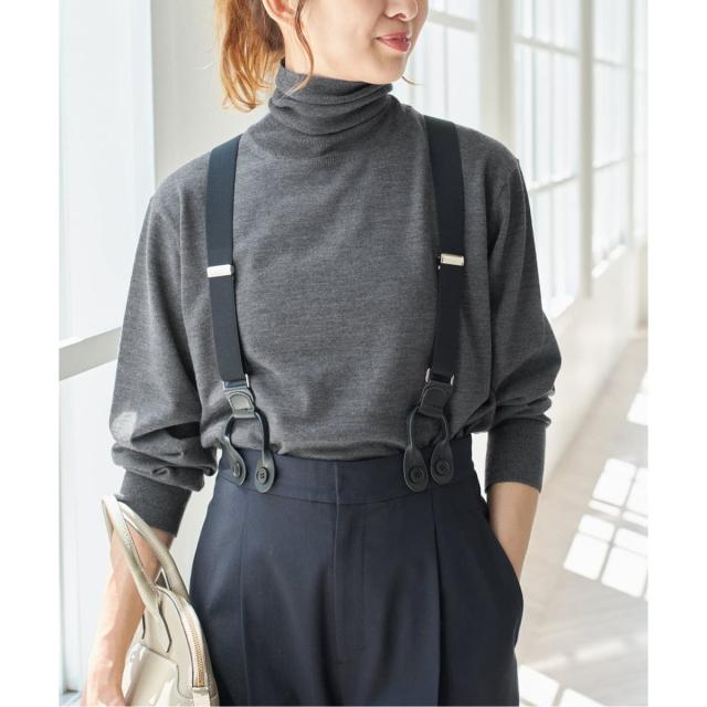 【NEW】スピック＆スパン（Spick and Span）/《新色有り / 追加2》18Gタートルネックプルオーバー