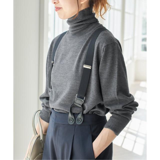 【NEW】スピック＆スパン（Spick and Span）/《新色有り / 追加2》18Gタートルネックプルオーバー