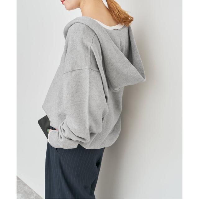 スピック＆スパン（Spick and Span）/コットンカシミヤフードニットプルオーバー_6
