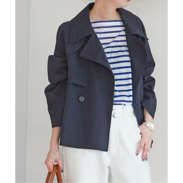 スピック＆スパン（Spick and Span）/ソフトツイルショートトレンチコート