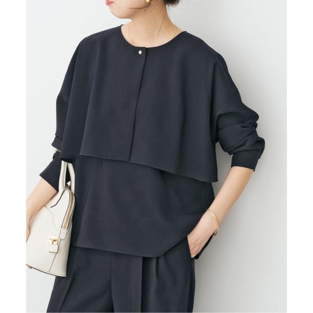 スピック＆スパン（Spick and Span）/《セットアップ可 / 予約》ウォッシャブルヨークブラウス