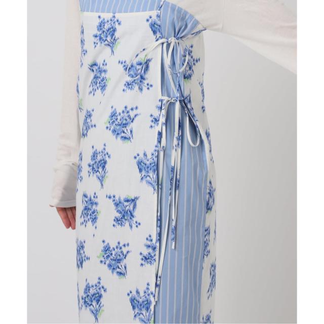 スピック＆スパン（Spick and Span）/《一部店舗+WEB限定》Glyph Flower Print x Stripe Skirt_14