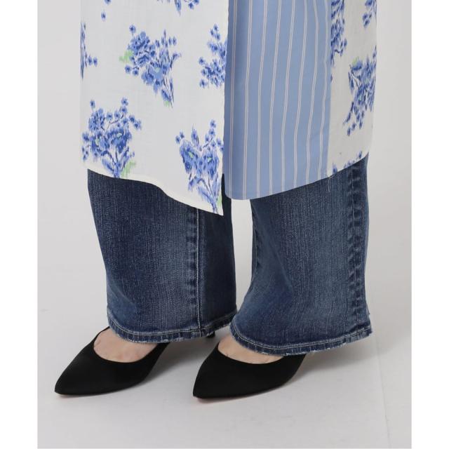 スピック＆スパン（Spick and Span）/《一部店舗+WEB限定》Glyph Flower Print x Stripe Skirt_15