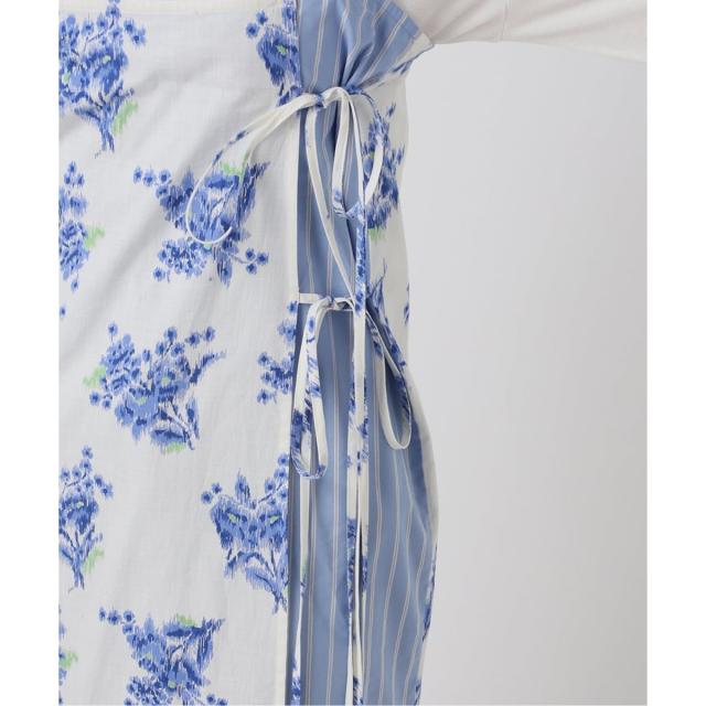 スピック＆スパン（Spick and Span）/《一部店舗+WEB限定》Glyph Flower Print x Stripe Skirt_16