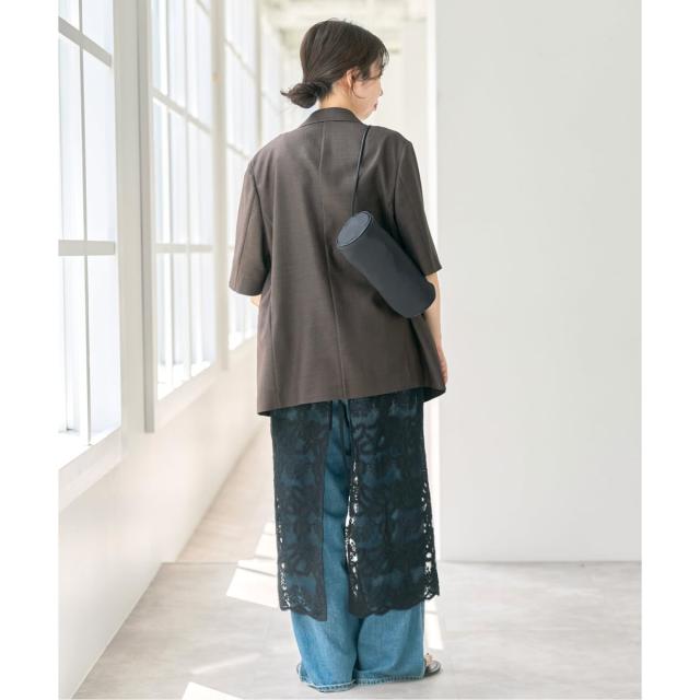 スピック＆スパン（Spick and Span）/《新色有り / 追加》コードエンブロイダリーチュールレイヤースカート