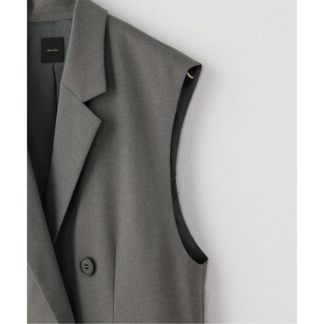 スピック＆スパン（Spick and Span）/《セットアップ可》ツイルストレッチダブルボタン ベスト_18