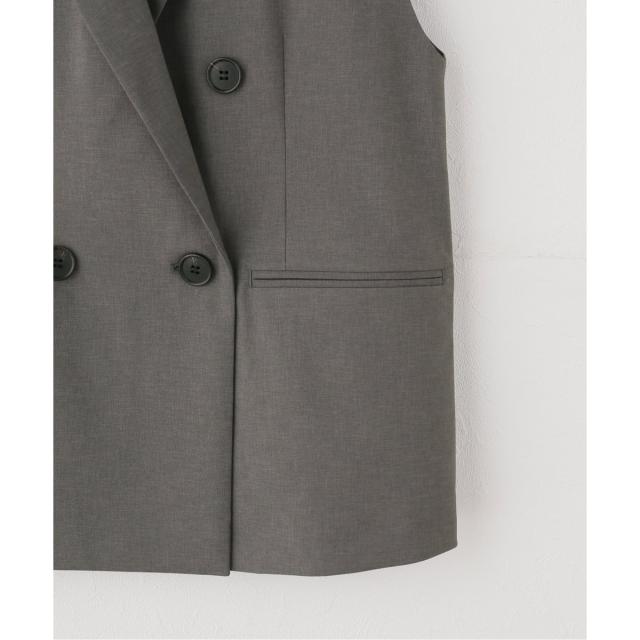 スピック＆スパン（Spick and Span）/《セットアップ可》ツイルストレッチダブルボタン ベスト_19