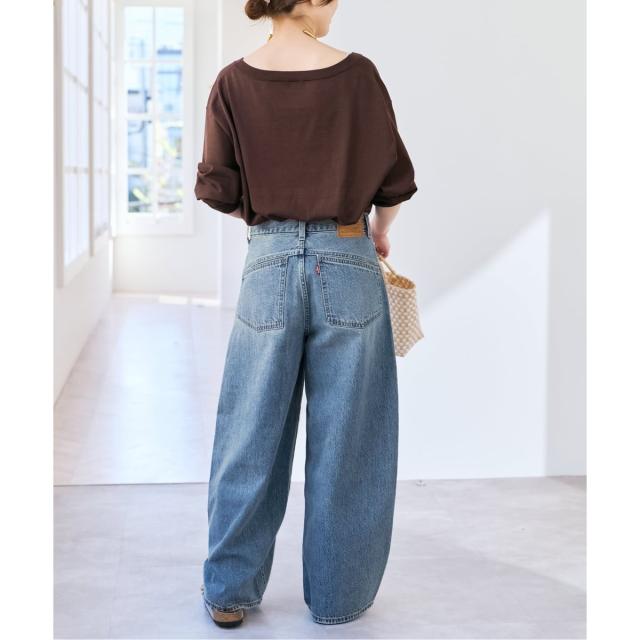 スピック＆スパン（Spick and Span）/《セットアップ / 手洗い可》シルクコットンVネックプルオーバー_15