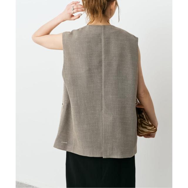 スピック＆スパン（Spick and Span）/《予約》ドライメッシュツイードベスト_6