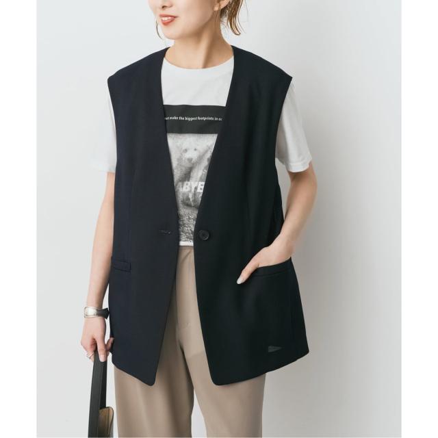 スピック＆スパン（Spick and Span）/《予約》ドライメッシュツイードベスト_10
