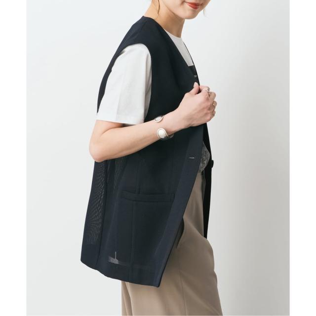スピック＆スパン（Spick and Span）/《予約》ドライメッシュツイードベスト_12