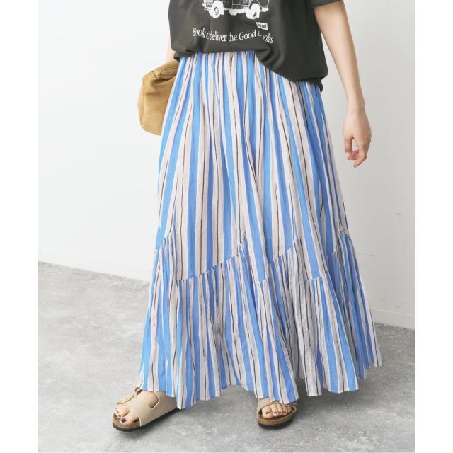 スピック＆スパン（Spick and Span）/《別注カラー有 / 予約》ne Quittez pas CottonVoile StripeSlan_1