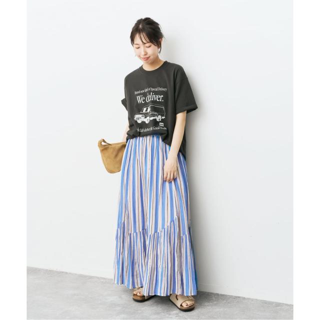 スピック＆スパン（Spick and Span）/《別注カラー有 / 予約》ne Quittez pas CottonVoile StripeSlan_2