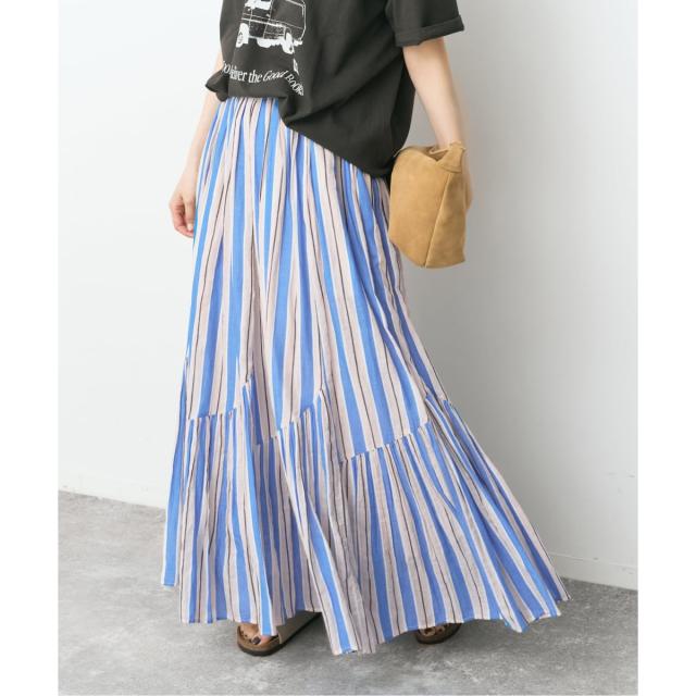 スピック＆スパン（Spick and Span）/《別注カラー有 / 予約》ne Quittez pas CottonVoile StripeSlan_4