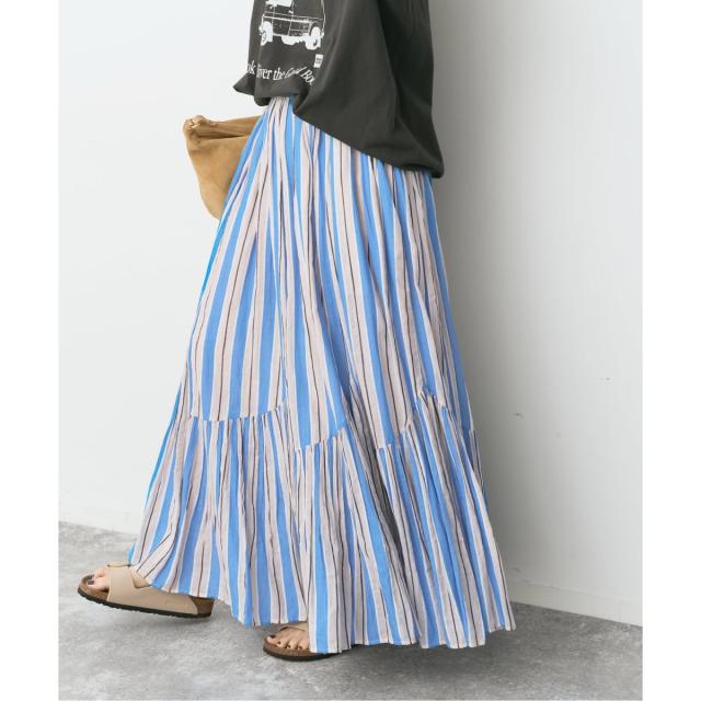 スピック＆スパン（Spick and Span）/《別注カラー有 / 予約》ne Quittez pas CottonVoile StripeSlan_5
