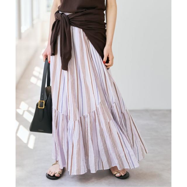 スピック＆スパン（Spick and Span）/《別注カラー有 / 予約》ne Quittez pas CottonVoile StripeSlan_9