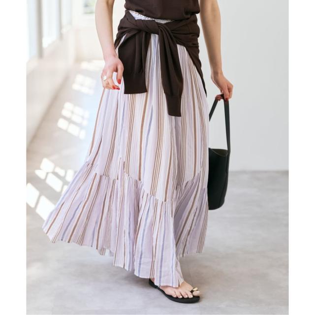 スピック＆スパン（Spick and Span）/《別注カラー有 / 予約》ne Quittez pas CottonVoile StripeSlan_10