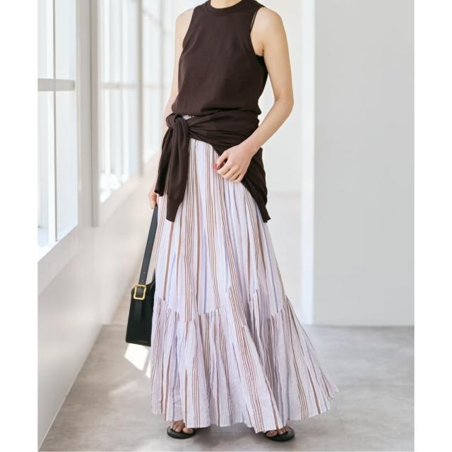 スピック＆スパン（Spick and Span）/《別注カラー有 / 予約》ne Quittez pas CottonVoile StripeSlan_12