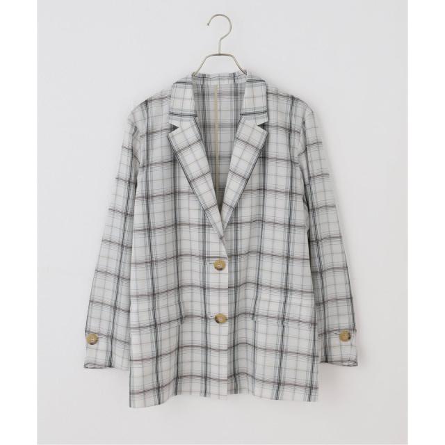 スピック＆スパン（Spick and Span）/《セットアップ可》チェックジャケット