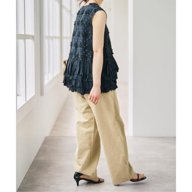 スピック＆スパン（Spick and Span）/《別注 / 予約》crinkle crinkle crinkle Frill rayon shant_6
