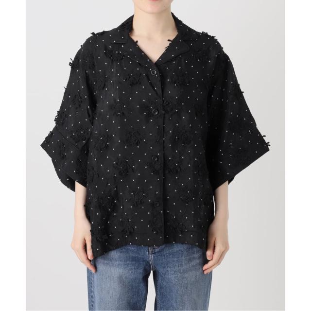 スピック＆スパン（Spick and Span）/crinkle crinkle crinkle dot 3D embroidery open col_11