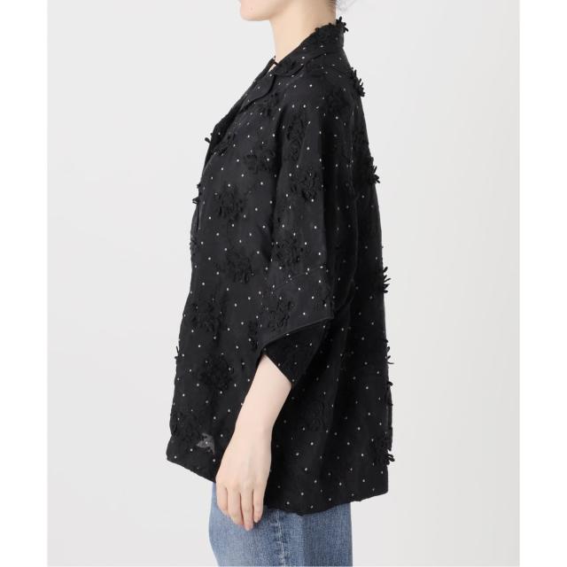 スピック＆スパン（Spick and Span）/crinkle crinkle crinkle dot 3D embroidery open col_12