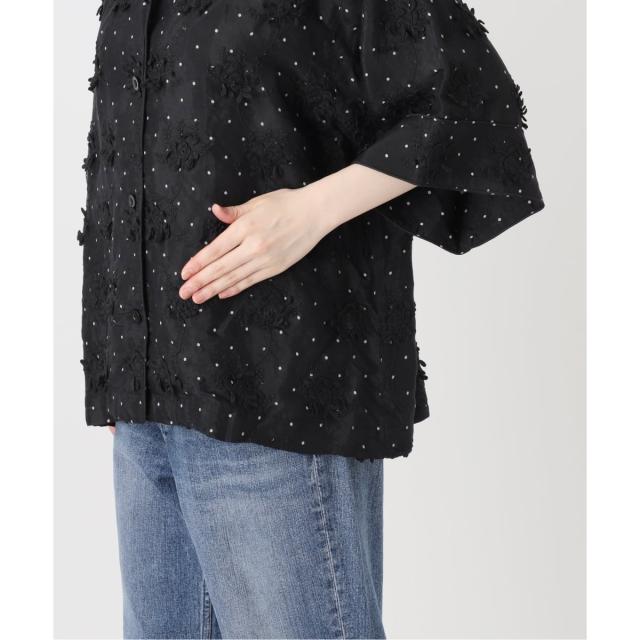 スピック＆スパン（Spick and Span）/crinkle crinkle crinkle dot 3D embroidery open col_16