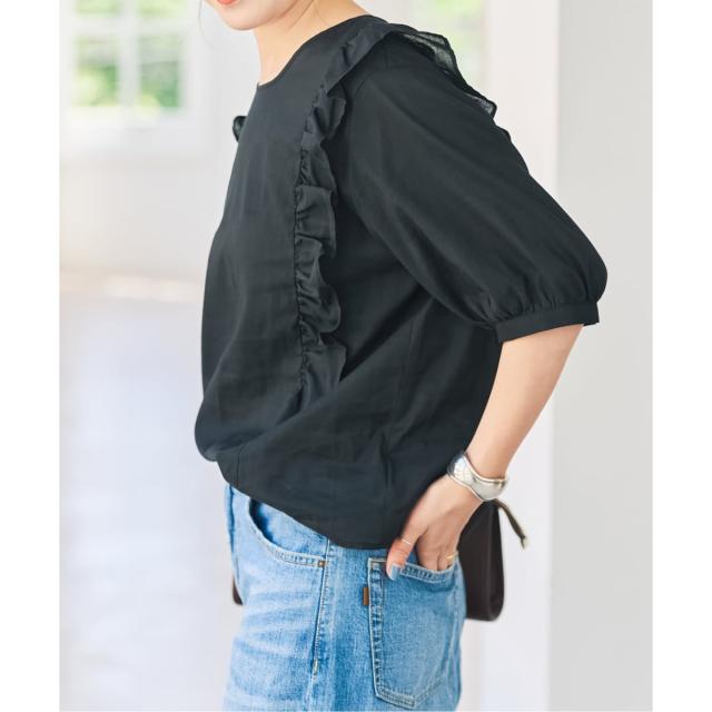 スピック＆スパン（Spick and Span）/ラミーコットンラッフルフリル