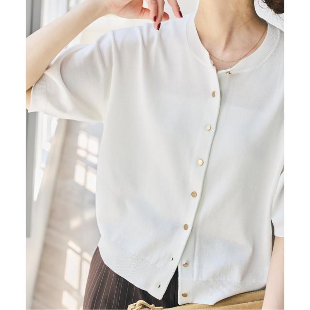 スピック＆スパン（Spick and Span）/《手洗い可》ショートスリーブカーディガン_15