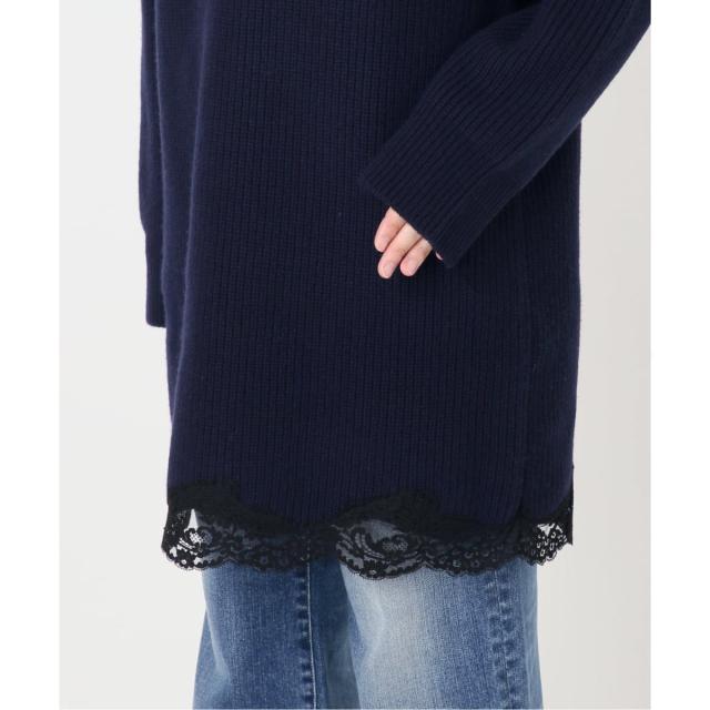 スピック＆スパン（Spick and Span）/《一部店舗+WEB限定予約》Half Cardigan Knit Dress