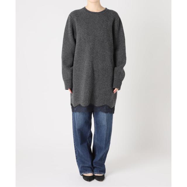 スピック＆スパン（Spick and Span）/《一部店舗+WEB限定予約》Half Cardigan Knit Dress