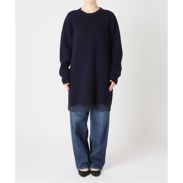 スピック＆スパン（Spick and Span）/《一部店舗+WEB限定予約》Half Cardigan Knit Dress