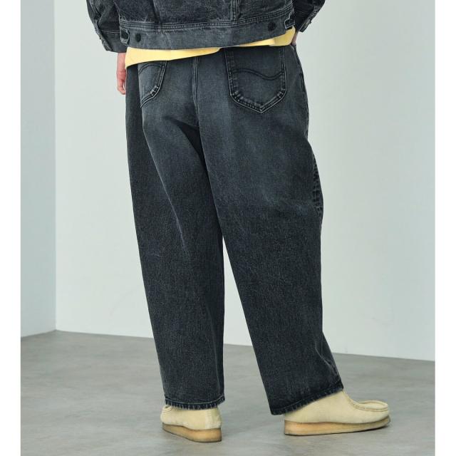 L68 つぶっ ストレートデニムパンツ オリーブ