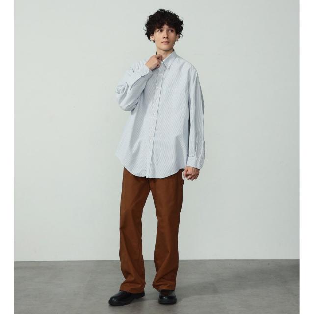 Lee リー 91288 ヒッコリー デニム ペインターパンツ サイズ32 試着対象】DUNGAREES ワイドペインターパンツ/デニム