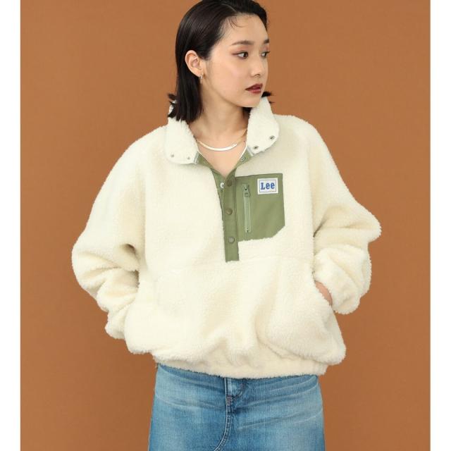 Lee ハーフスナップボアプルオーバー リー（Lee）/Lee ハーフスナップボアプルオーバーの通販は