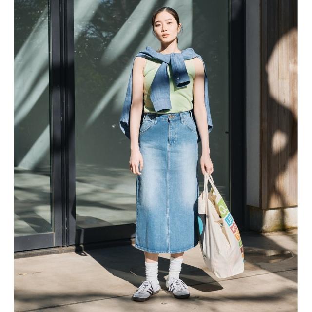 リー（Lee）/【豊富なサイズ展開】Lee BABE ストレッチ/ミドル丈デニム