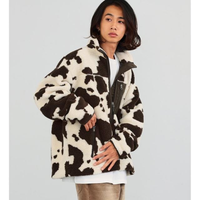 リー（Lee）/ボアジップジャケット 裾ドローコード付の通販はau PAY