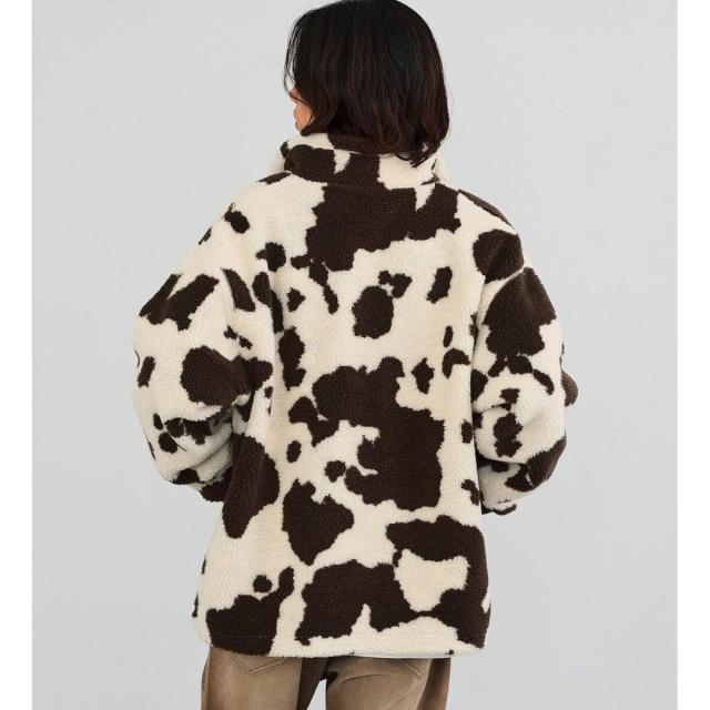 リー（Lee）/ボアジップジャケット 裾ドローコード付の通販はau PAY