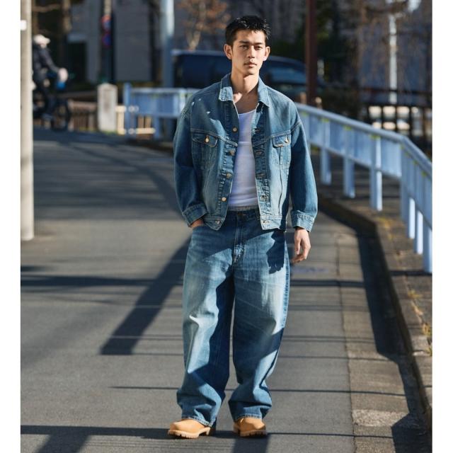 リー（Lee）/【NEW】SUPERSIZED ビッグシルエットライダースデニムパンツ セットアップ可