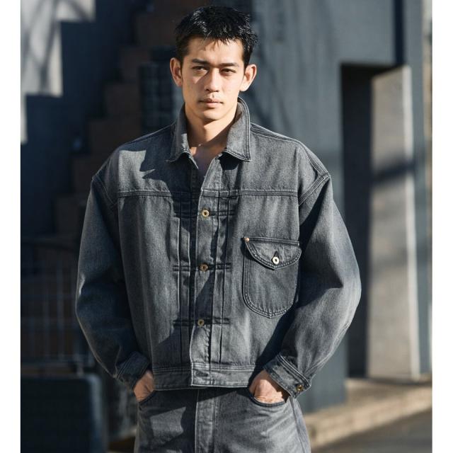リー（Lee）/SUPERSIZED ビッグシルエットカウボーイデニムジャケット